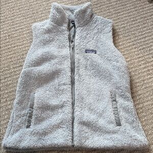 Patagonia Kids Light Gray Fleece Vest